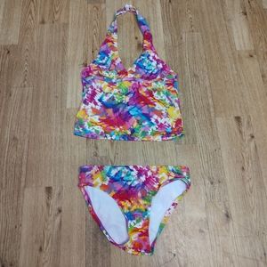 Girls size 8 2 piece swimsuit